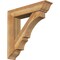Ekena Millwork Balboa Traditional Rough Sawn Bracket w/ Offset Brace, Western Red Cedar, 8"W x 36"D x 36"H BKT0806X36X36BOA01RWR - alternate 1